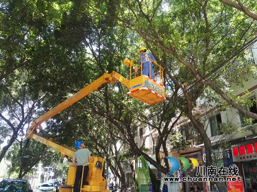 古蔺县住建局组织人员开展城区绿化树木修剪工作(图1) 古蔺县住建局组织人员开展城区绿化树木修剪工作(图1)