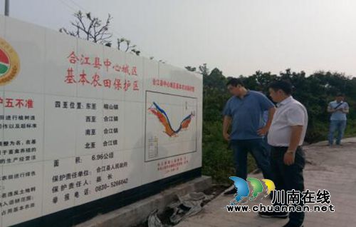 省国土资源厅核查组赴合江县开展永久基本农田划定技术核查工作(图1)