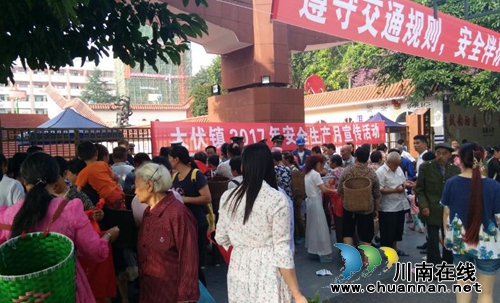 泸县太伏镇开展安全生产月集中宣传活动