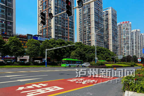 泸州新增两条公交车专用道&nbsp;违规最高罚100元