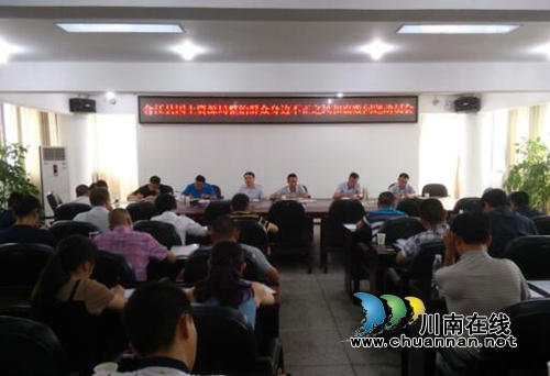 合江县国土局召开整治群众身边的不正之风和腐败问题工作动员会(图1)