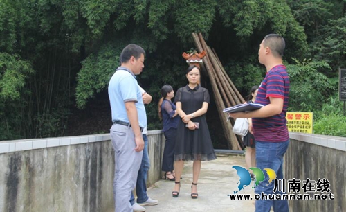 泸县副县长余静率队督查石桥镇环保工作(图1)