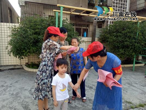 泸州十二中开展全国文明城市创建暑期宣传活动(图1)