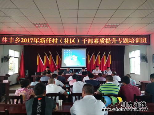 宜宾林丰乡新任村（社区）干部素质提升专题培训班开班(图1)