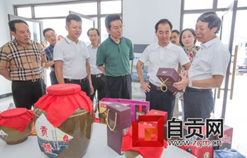推进两地发展&nbsp;阿沛·晋源到自贡考察工商联工作(图1)