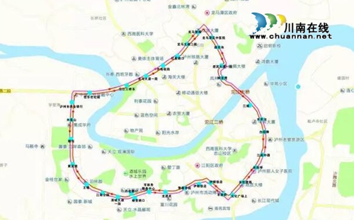 大泸州真方便！看看一二环线公交线路就明白了(图1)