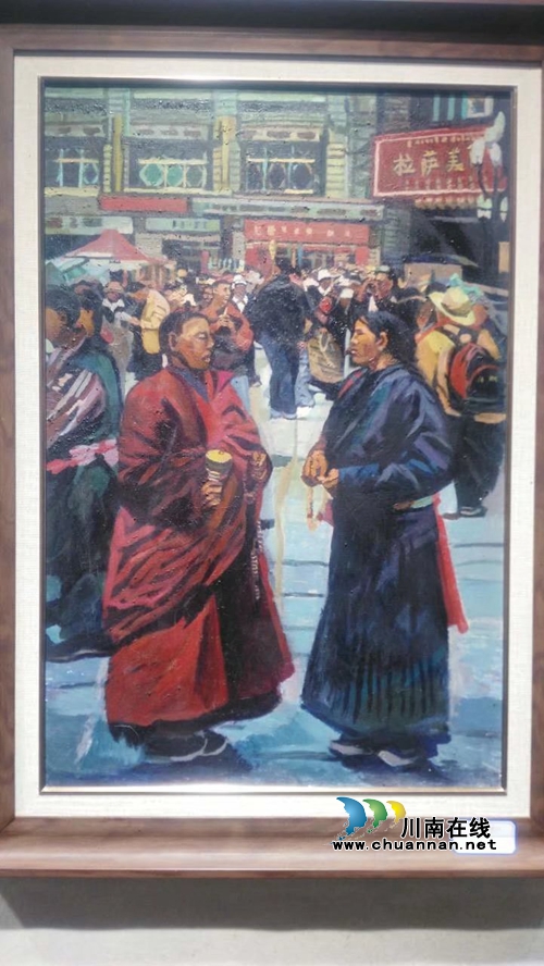 七月流火陈铁油画展在泸州东门口东艺馆展出(图1)