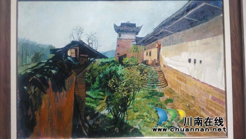 七月流火陈铁油画展在泸州东门口东艺馆展出(图2)