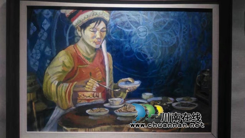 七月流火陈铁油画展在泸州东门口东艺馆展出(图3)