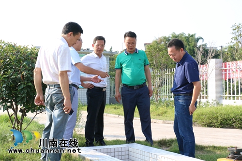泸县副县长叶仕良到潮河镇督查环保工作(图2)