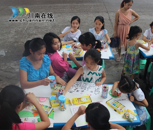 泸州市纳溪区棉花坡镇：开展户外绘画活动(图2)
