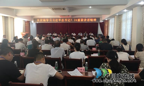 泸县太伏镇学习******7.26重要讲话精神(图1)