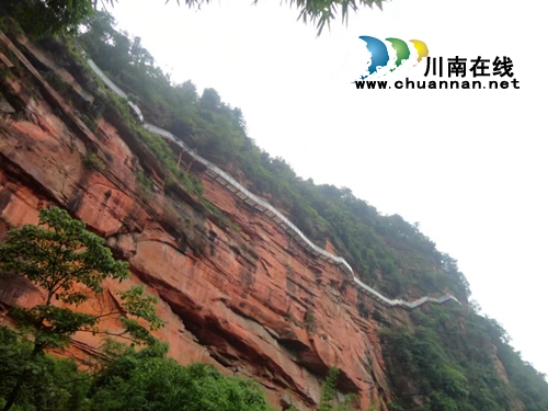 李定林:那溪那山那栈道(图1) 李定林:那溪那山那栈道(图1)