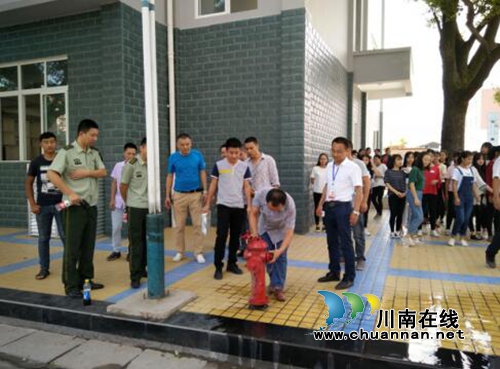 泸州建校科创楼二期工程进行消防验收
