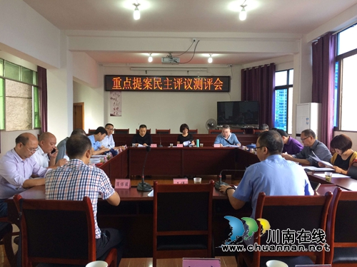 合江县政协对“加强保健品市场监管”重点提案开展民主评议测评