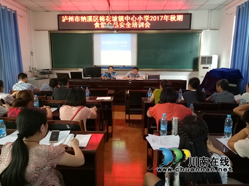 纳溪区棉花坡镇开展秋季学校食堂食品安全知识培训