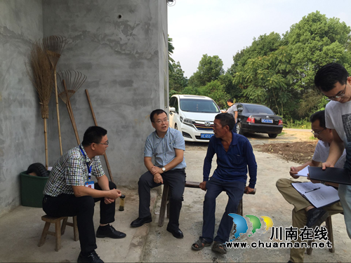 泸县副县长赵斌到立石镇调研脱贫攻坚工作