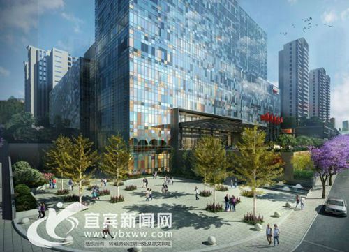 斥资8亿&nbsp;宜宾丝丽雅万豪超五星级酒店动工(图3)