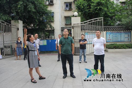 省司法厅到泸县验收法律七进示范点创建工作