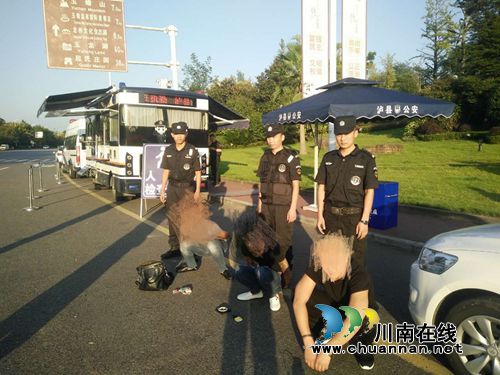 泸县巡防盘查挡获一名寻衅滋事在逃嫌犯