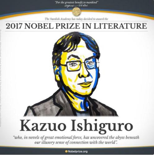 2017诺贝尔文学奖获得者：日裔英国小说家石黑一雄