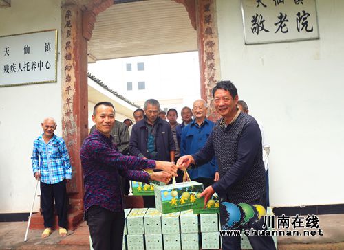 纳溪:政协委员免费“爱心梨”陪孤老过中秋(图1) 纳溪:政协委员免费“爱心梨”陪孤老过中秋(图1)