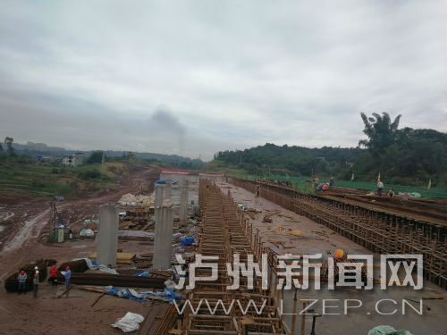 泸州二环路建设进度加快&nbsp;预计2019年全线通车(图2)