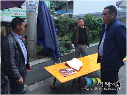 合江镇食药所开展白板肉专项整治