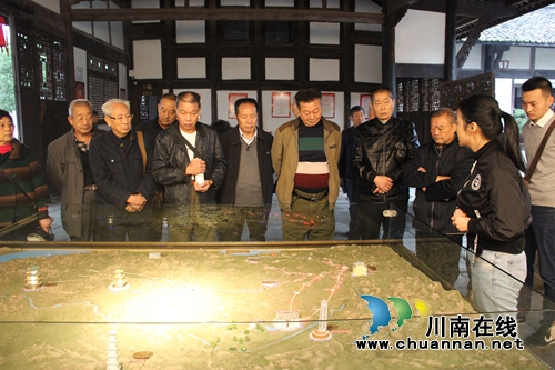 纳溪区2017年科级实职退休干部第三组片区活动在棉花坡镇开展