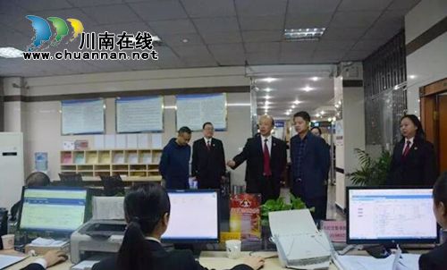 江阳区区委副书记廖俊调研江阳区法院建设工作