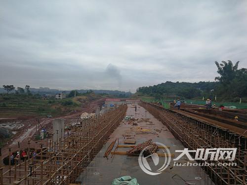 泸州二环路建设加快&nbsp;预计2019年全线通车