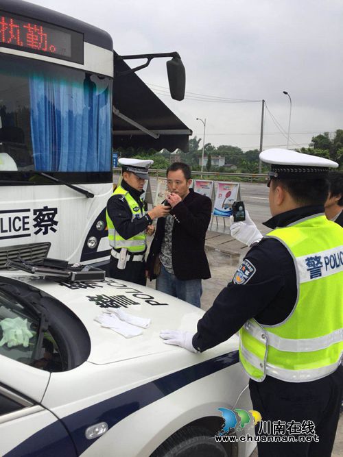 泸县交警查获一起实习期酒驾违法行为