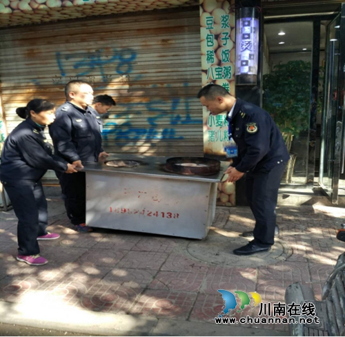 古蔺县住建局开展占道经营集中整治行动