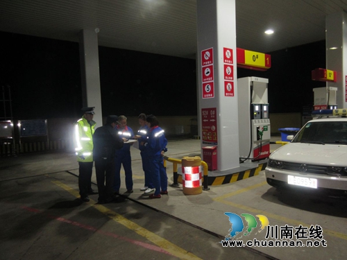 泸县嘉明派出所治安检查站卡点初见成效