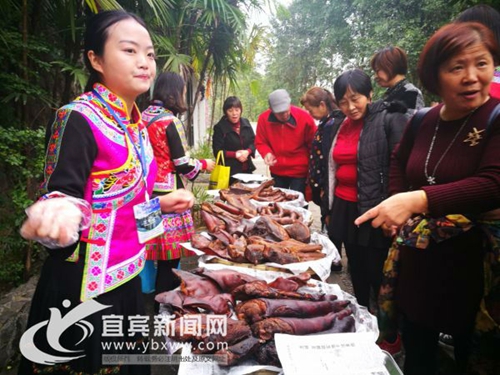 宜宾兴文旅游淡季不淡 苗族长桌宴吸引游客(图2) 宜宾兴文旅游淡季不淡 苗族长桌宴吸引游客(图2)