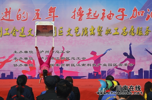 2017年泸州工会送文化文艺演出活动走进江南科技产业园区(图4)