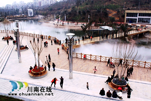 泸州江阳公园地下通道动工&nbsp;明年过街不再绕行(图1)