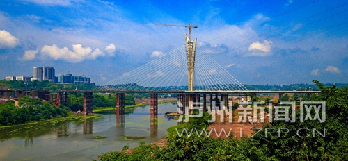 减轻沱江三座桥梁压力 泸州蜀泸大道立交动工(图3) 减轻沱江三座桥梁压力 泸州蜀泸大道立交动工(图3)