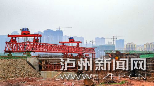 减轻沱江三座桥梁压力 泸州蜀泸大道立交动工(图4) 减轻沱江三座桥梁压力 泸州蜀泸大道立交动工(图4)