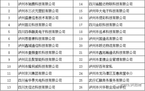 泸州将举办智能终端产业校园招聘会(图1) 泸州将举办智能终端产业校园招聘会(图1)