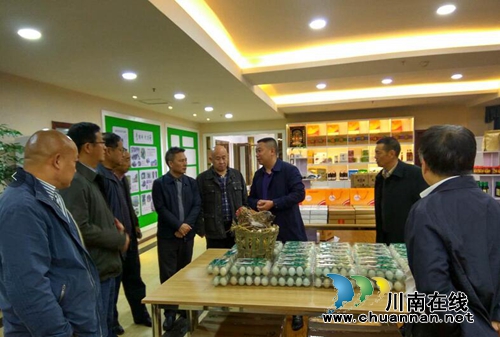 凉山州工商联主席考察泸州益康富硒生态公司(图2)