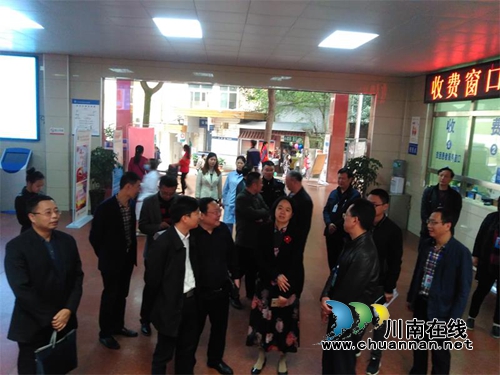纳溪区委书记徐利督查纳溪人民医院文明城市常态化工作(图1)