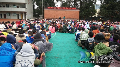 叙永水尾镇中心小学校：强化实战演练&nbsp;防震保学生平安