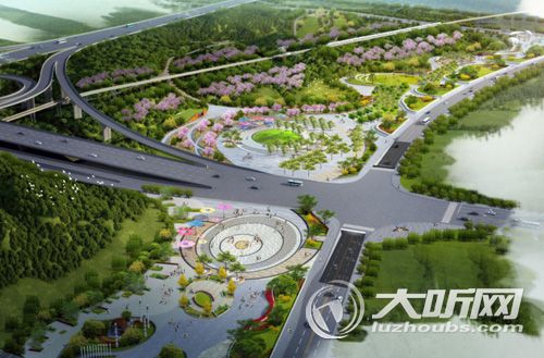占地约2140亩的泸州连江公园开建