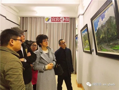 宜宾六画家藏地写生&nbsp;带回绝美川西高原风景(图1)