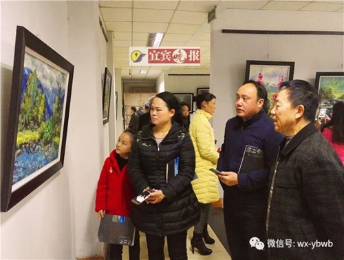 宜宾六画家藏地写生&nbsp;带回绝美川西高原风景(图2)
