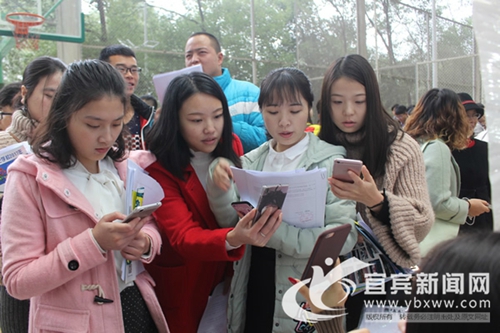 宜宾学院举行秋季双选会 6500个岗位虚位以待(图3) 宜宾学院举行秋季双选会 6500个岗位虚位以待(图3)
