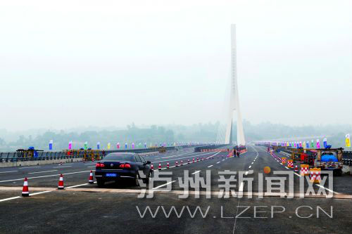 泸州沱六桥功能性通车&nbsp;明年春节前或全面开放(图1)