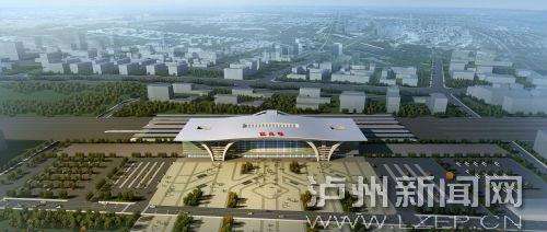 以酒樽为原型&nbsp;泸州城北高铁站设计方案亮相(图4)