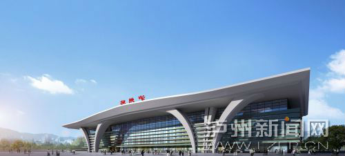 以酒樽为原型&nbsp;泸州城北高铁站设计方案亮相(图5)